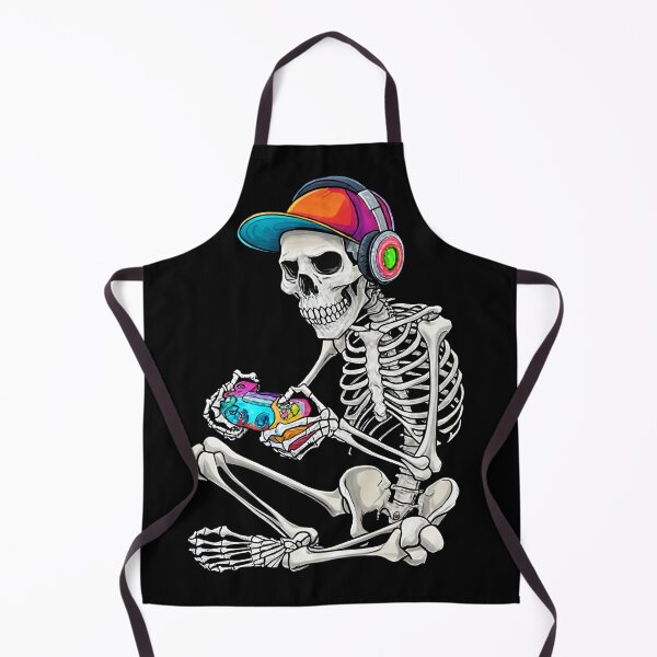 Item preview, Skeleton Gamer: Neon Skull Gaming Art designed and sold by Prime-Studio.