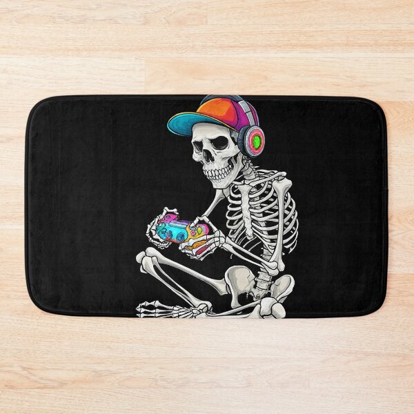Item preview, Skeleton Gamer: Neon Skull Gaming Art designed and sold by Prime-Studio.