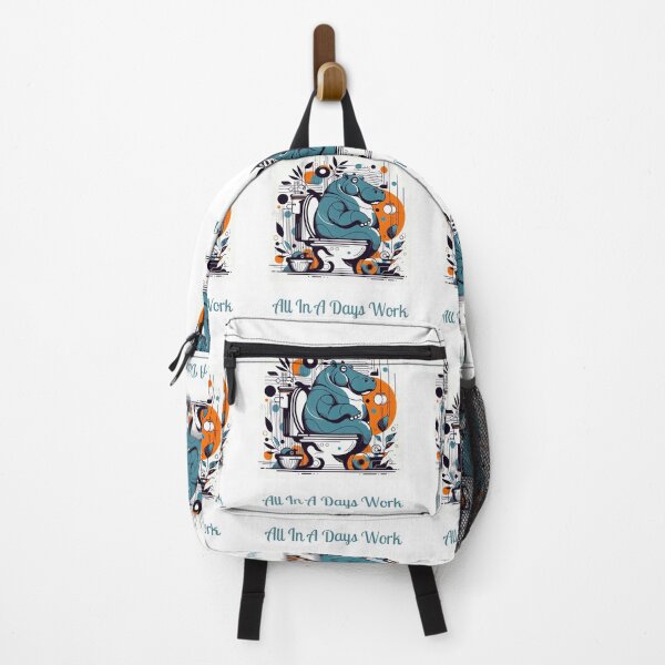 Item preview, Hippo-ing All Day Long designed and sold by clecticuk.