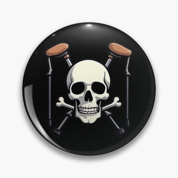 Item preview, Skull and Cross Crutches designed and sold by DesignByPotatos.