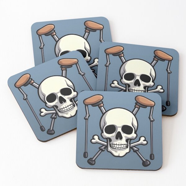 Item preview, Skull and Cross Crutches designed and sold by DesignByPotatos.
