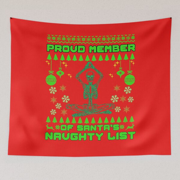 Item preview, Proud Member Of Santa's Naughty List: Ugly Sweater Art designed and sold by elynne9.