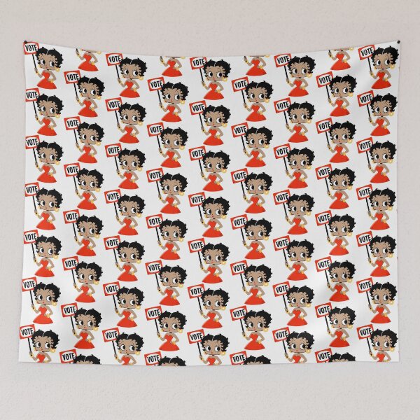 Item preview, Cute Brown Betty Boop inspired Vote design designed and sold by Artbyminga.