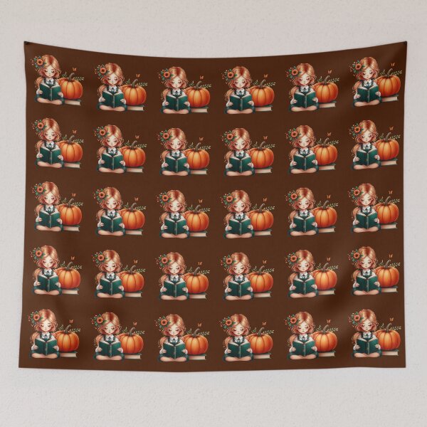 Item preview, Reading Lovers - Autumn Time Books Lovers designed and sold by Wiss2Arts.