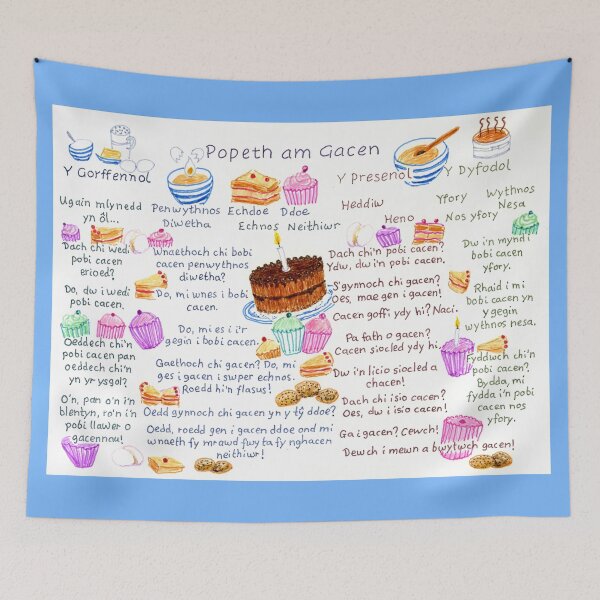 Item preview, Popeth Am Gacen - All about Cake designed and sold by LymphomaLass.