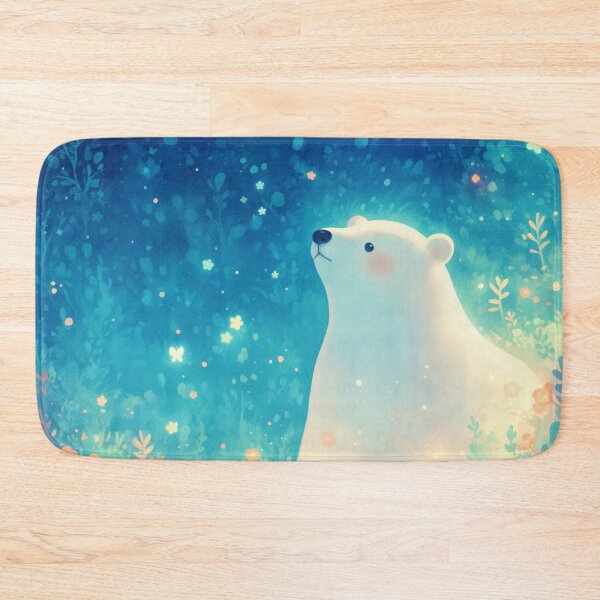 Item preview, Polar Bear Beneath the Arctic Sky designed and sold by AshiraCreations.