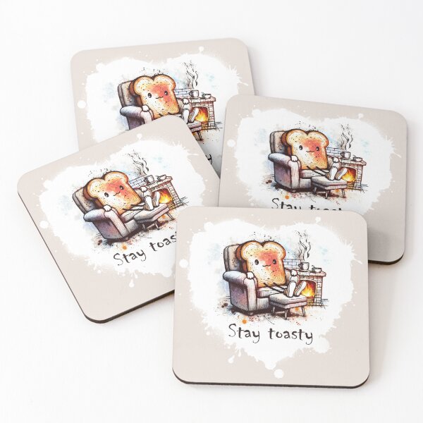 Item preview, Stay Toasty (kawaii) designed and sold by ArtSea-Bubble.