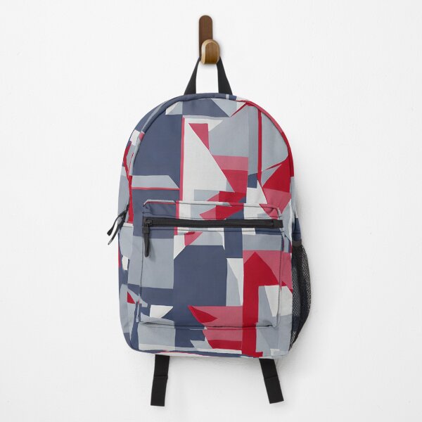 Item preview, Blue White Red Chaotic Geometry - Seamless Pattern designed and sold by Chubuter.