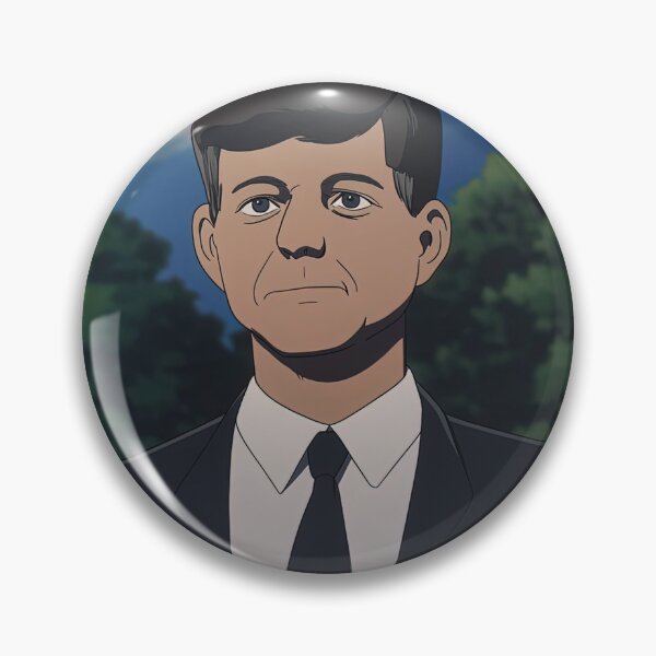 Item preview, John F. Kennedy | Anime style designed and sold by ComicsFactory.