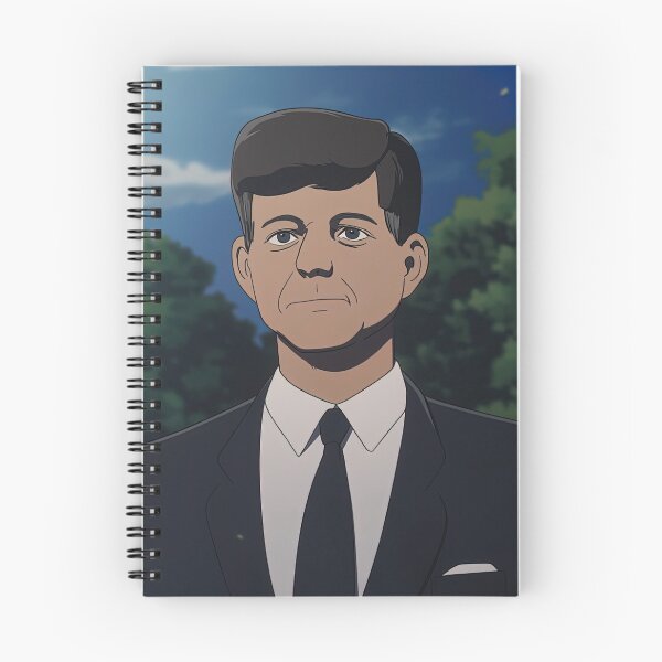Item preview, John F. Kennedy | Anime style designed and sold by ComicsFactory.