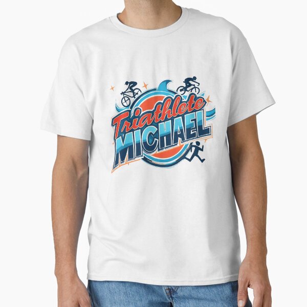 Dynamic Triathlete Michael - Swim, Bike, Run Classic T-Shirt