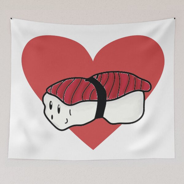 Item preview, cute tuna nigiri designed and sold by Nichhh.