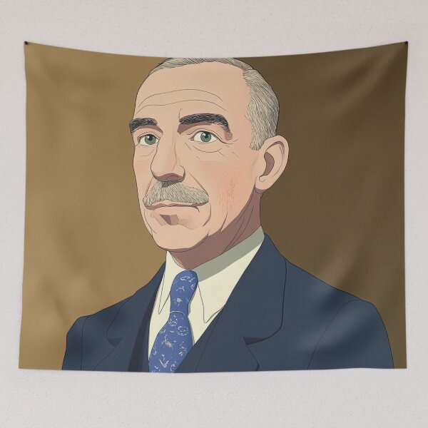 Item preview, John Maynard Keynes | Anime style designed and sold by ComicsFactory.