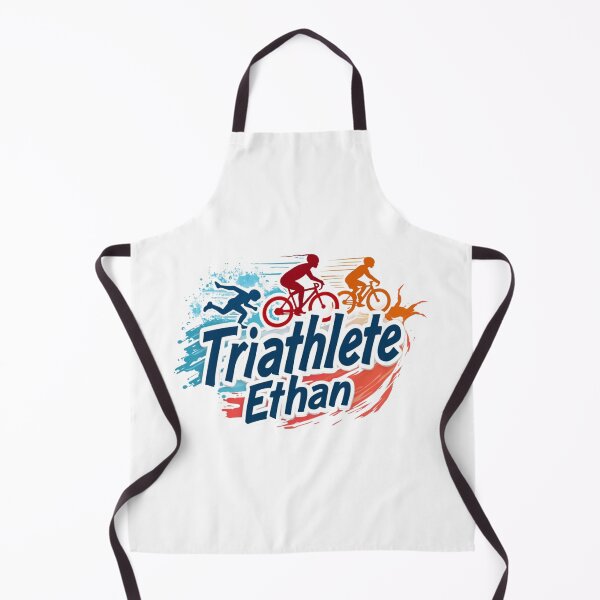 Item preview, Dynamic Triathlete Ethan - Swim, Bike, Run designed and sold by Triathlongram.