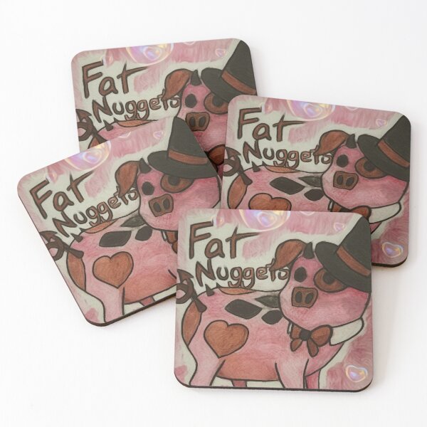 Item preview, Gentleman Fat Nuggets Watercolour Fanart Hazbin Hotel designed and sold by feardeargcrafts.