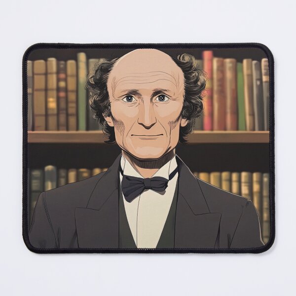 Item preview, John Stuart Mill | Anime style designed and sold by ComicsFactory.