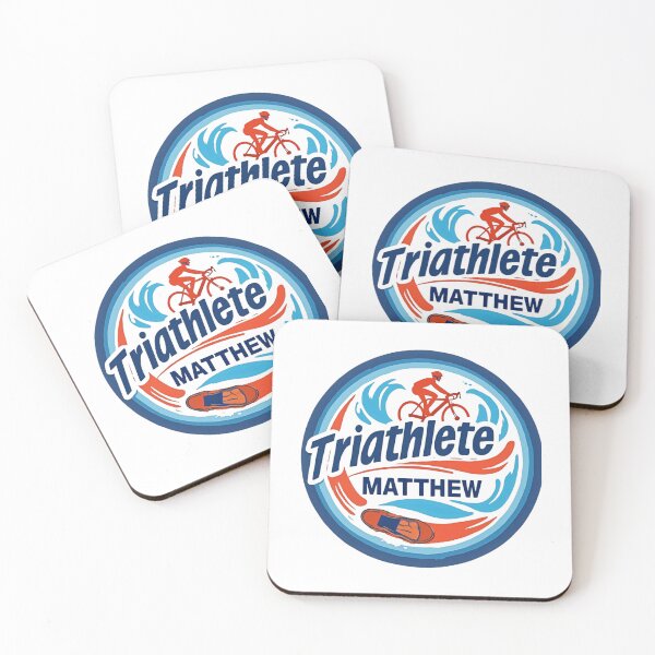 Item preview, Dynamic Triathlete Matthew - Swim, Bike, Run designed and sold by Triathlongram.