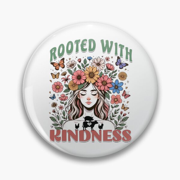 Item preview, "Rooted with kindness", kindness t-shirt, compassion, flowers, animals,  designed and sold by karinasalwaszka.