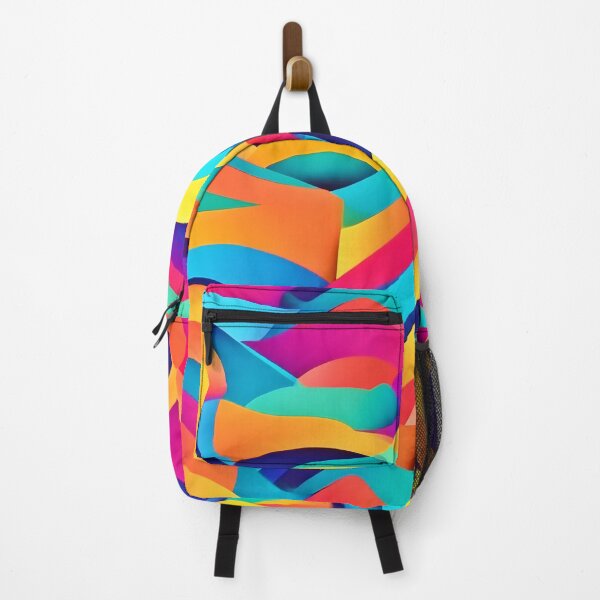 Item preview, Vibrant Wavy Abstract Art designed and sold by Health And Fitness Posts e-Store.