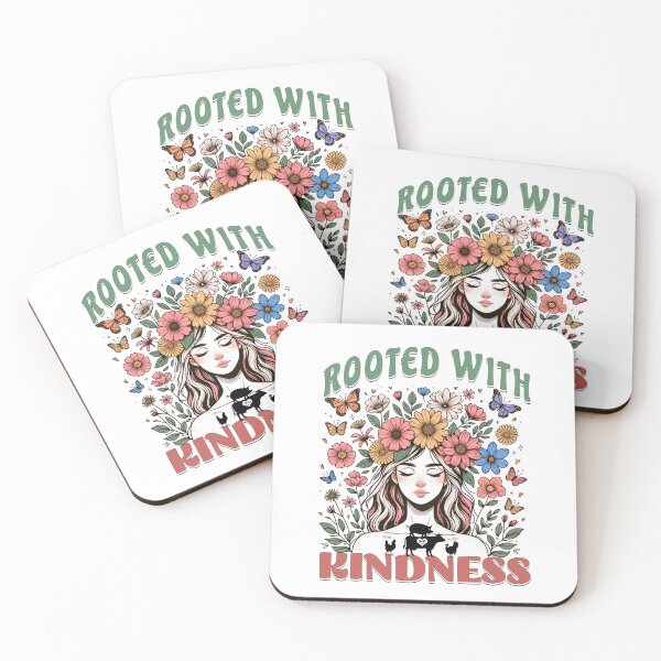 Item preview, "Rooted with kindness", kindness t-shirt, compassion, flowers, animals,  designed and sold by karinasalwaszka.