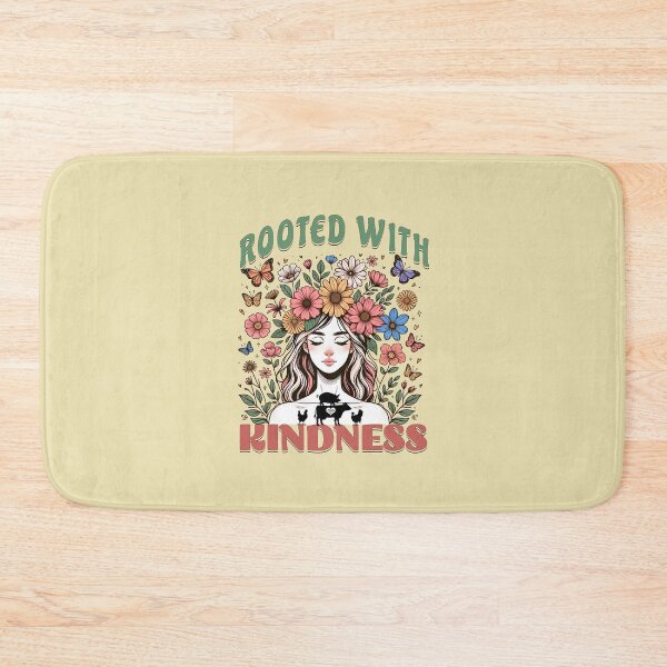 Item preview, "Rooted with kindness", kindness t-shirt, compassion, flowers, animals,  designed and sold by karinasalwaszka.