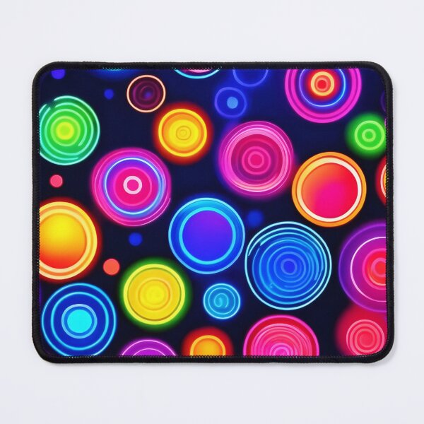 Item preview, Neon Circle Burst designed and sold by Health And Fitness Posts e-Store.