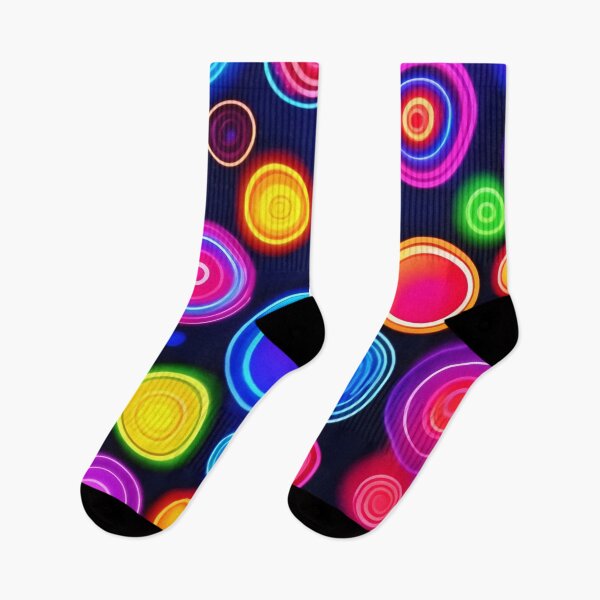 Item preview, Neon Circle Burst designed and sold by Health And Fitness Posts e-Store.