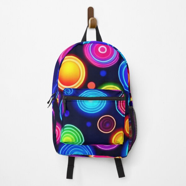 Item preview, Neon Circle Burst designed and sold by Health And Fitness Posts e-Store.