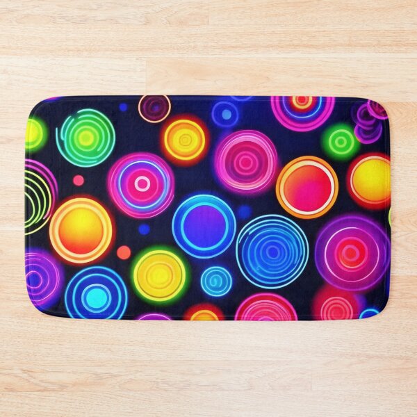 Item preview, Neon Circle Burst designed and sold by Health And Fitness Posts e-Store.