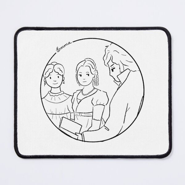 Item preview, Jane Austen Emma Scene Cute Drawing designed and sold by MariOyama.
