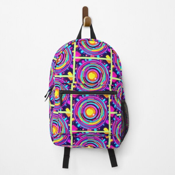 Item preview, Neon Circle Vortex Pattern designed and sold by Health And Fitness Posts e-Store.