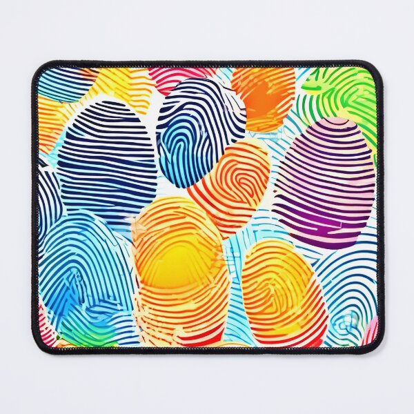 Item preview, Colorful Fingerprint Pattern designed and sold by Health And Fitness Posts e-Store.