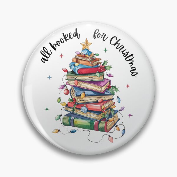 Item preview, All Booked for Christmas, Reading Christmas Tree designed and sold by MissGraphicTees.