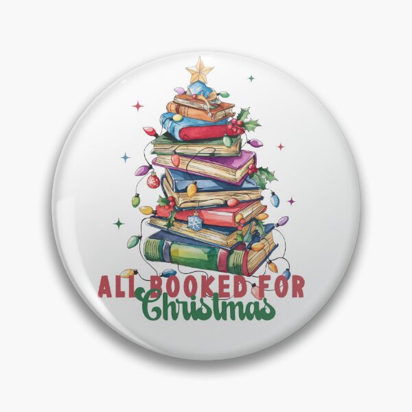 Item preview, All Booked for Christmas, Reading Christmas Tree designed and sold by MissGraphicTees.