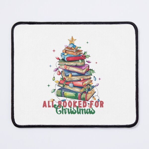 Item preview, All Booked for Christmas, Reading Christmas Tree designed and sold by MissGraphicTees.