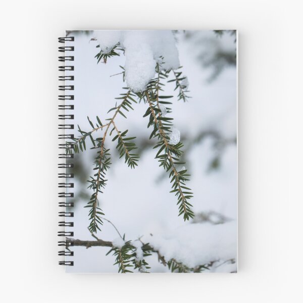Item preview, Snow-flaked pine tree designed and sold by danasdiary.
