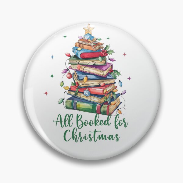 Item preview, All Booked for Christmas, Reading Christmas Tree designed and sold by MissGraphicTees.