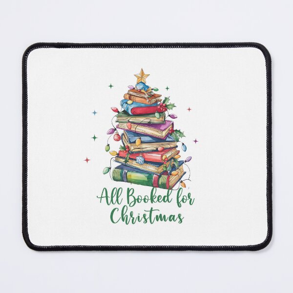 Item preview, All Booked for Christmas, Reading Christmas Tree designed and sold by MissGraphicTees.