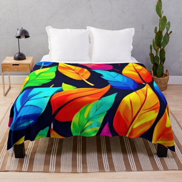 Item preview, Vibrant Autumn Leaves Pattern designed and sold by Health And Fitness Posts e-Store.