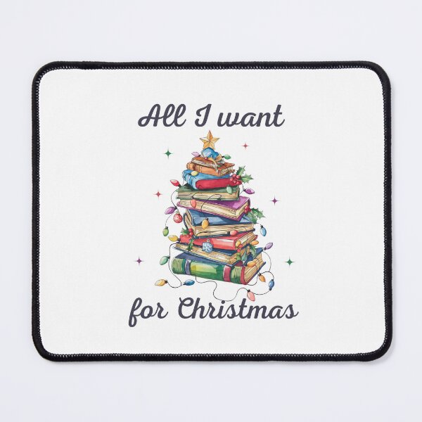 Item preview, All I want for Christmas, Reading Christmas Tree designed and sold by MissGraphicTees.