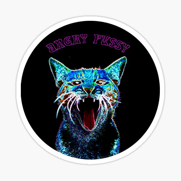 Item preview, Angry Pussy designed and sold by IdeaJones.