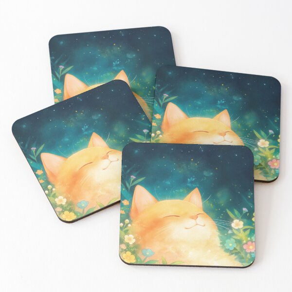 Item preview, Orange Cat Peaceful Nap designed and sold by AshiraCreations.