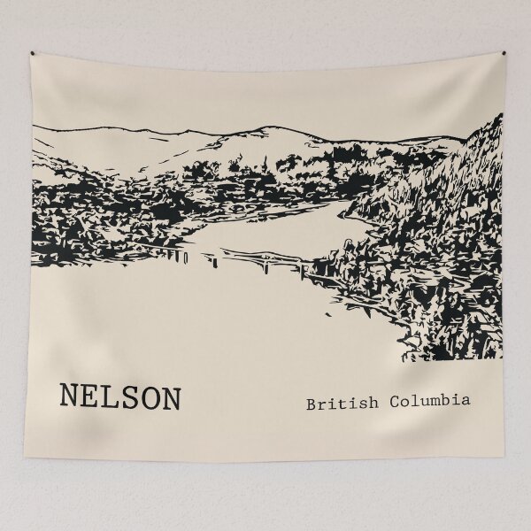 Item preview, Nelson British Columbia designed and sold by Lakeric Cityscapes.
