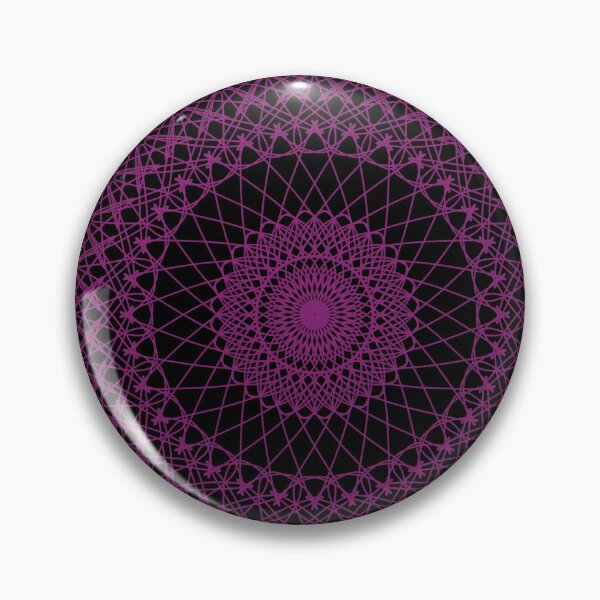 Item preview, Black and Purple Mandala designed and sold by Alyssa Gruenwald.