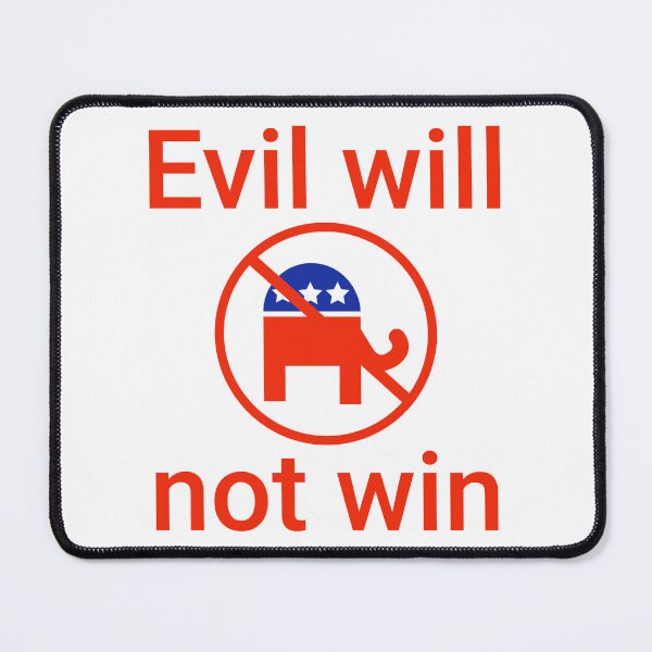Item preview, Evil will not win designed and sold by Rachel the Artist .
