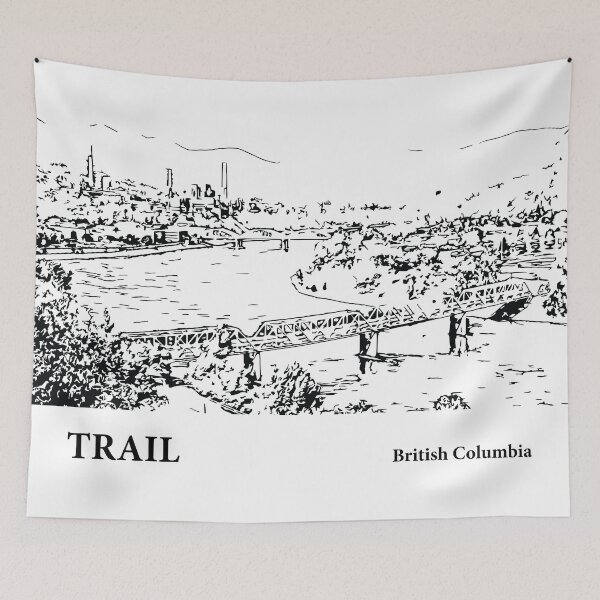 Item preview, Trail British Columbia designed and sold by Lakeric Cityscapes.