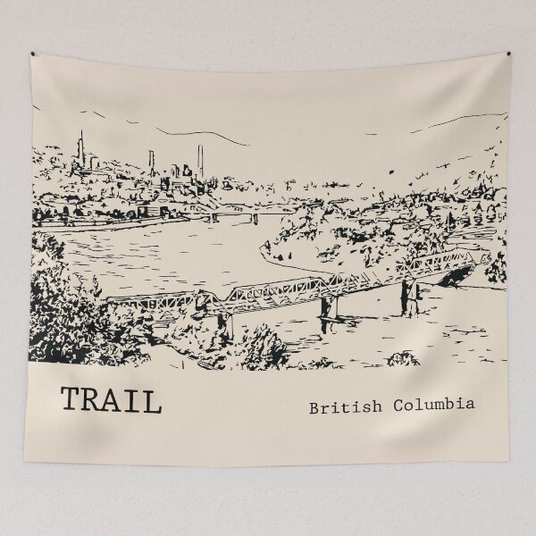 Item preview, Trail British Columbia designed and sold by Lakeric Cityscapes.