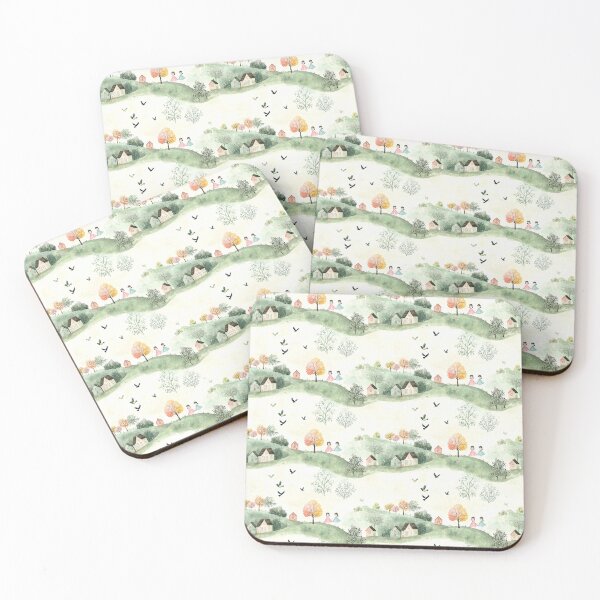 Item preview, Sylvoria - Naive landscape pattern (1/8) designed and sold by sabantha.