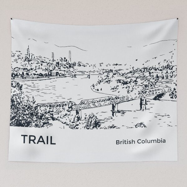 Item preview, Trail British Columbia designed and sold by Lakeric Cityscapes.