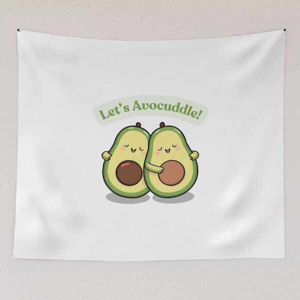Item preview, Let's Avocuddle Pun designed and sold by ashley4356.